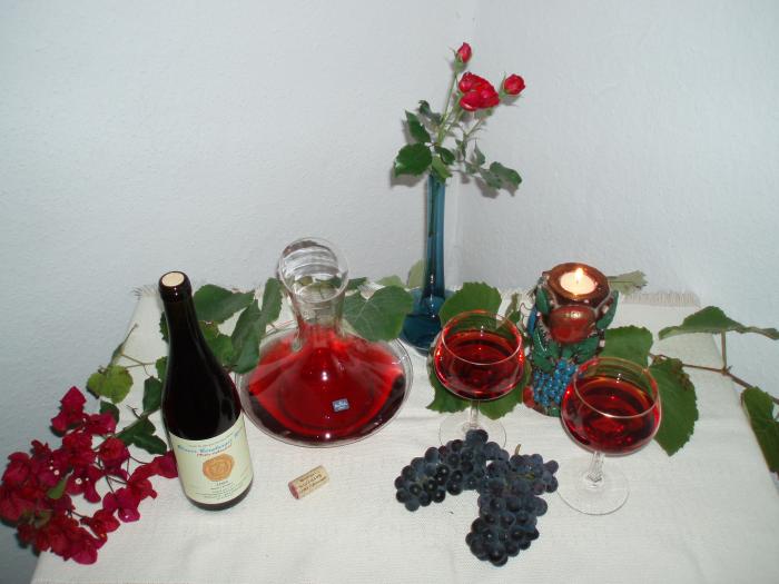 Blauer Bernburger Wein Jahrgang 2006